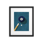 BILLIARDS / Ball 2 Framed Art Print Gallery Image 5