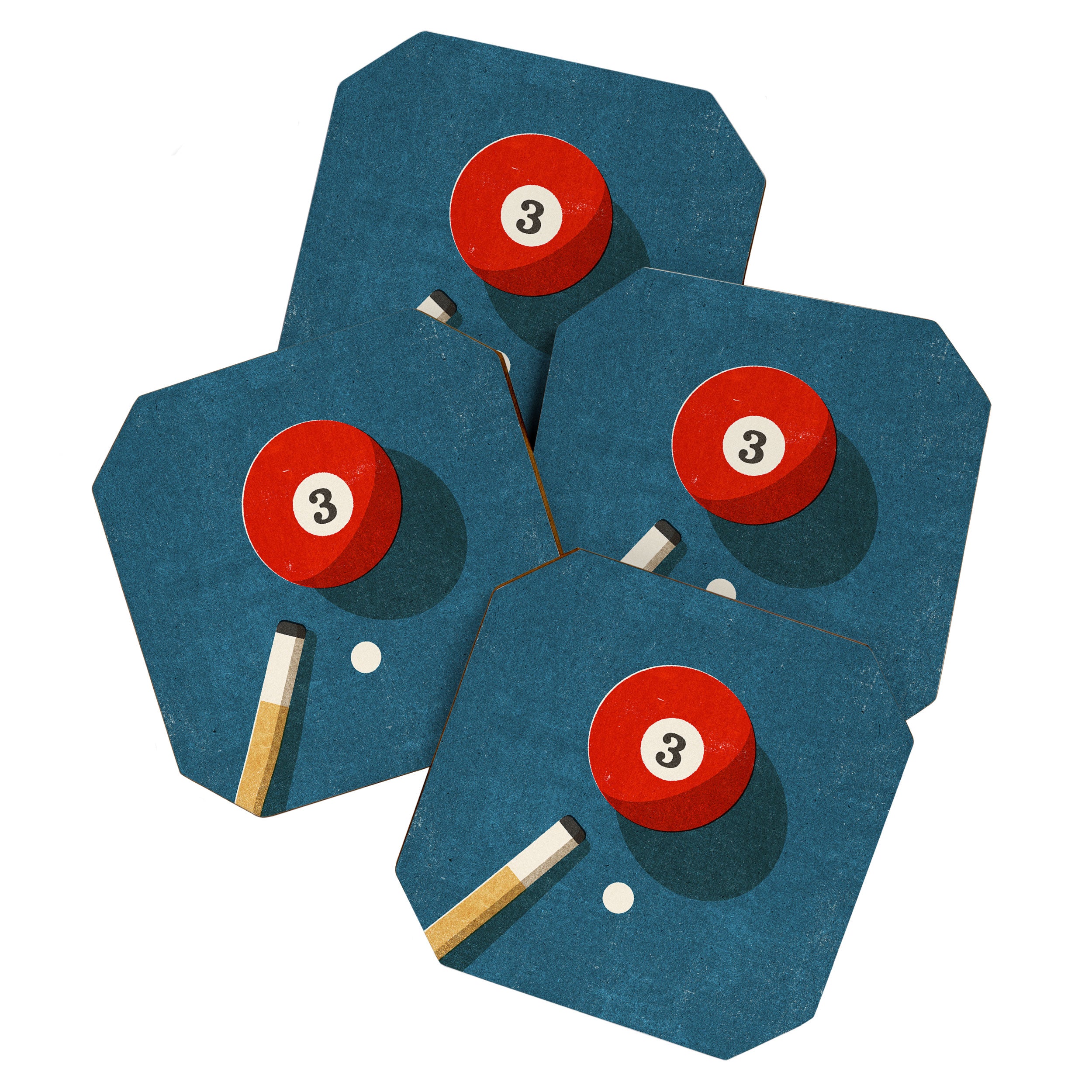 BILLIARDS / Ball 3 Coaster Gallery Image 1
