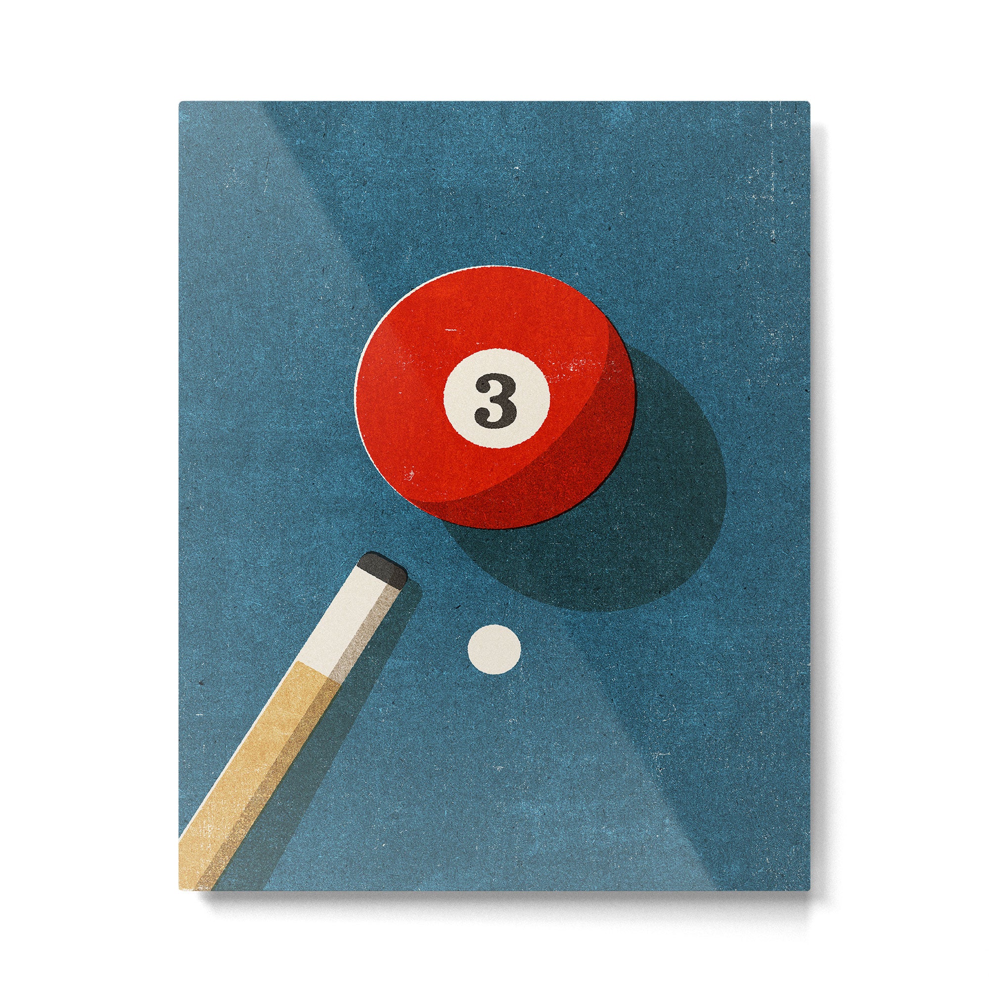 BILLIARDS / Ball 3 Metal Print Gallery Image 4
