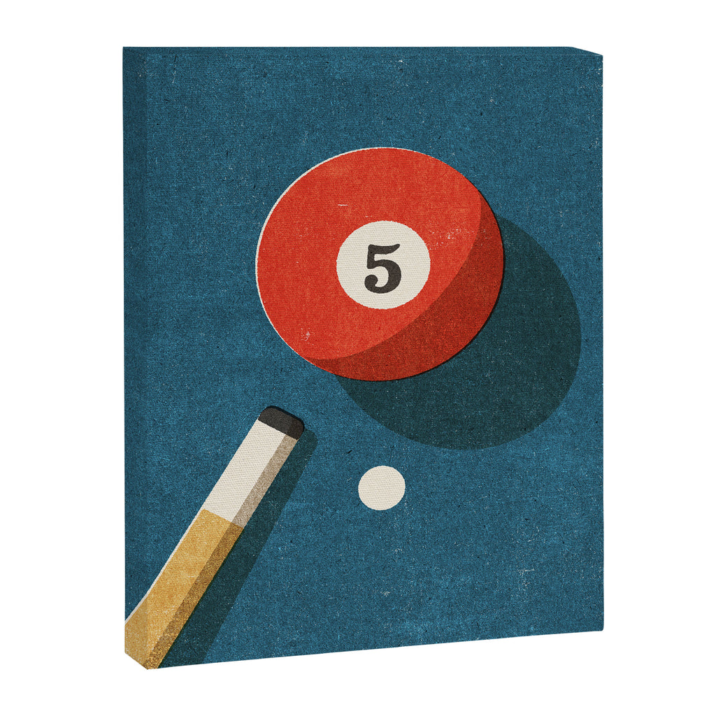 BILLIARDS / Ball 5 Canvas Print Gallery Image 6