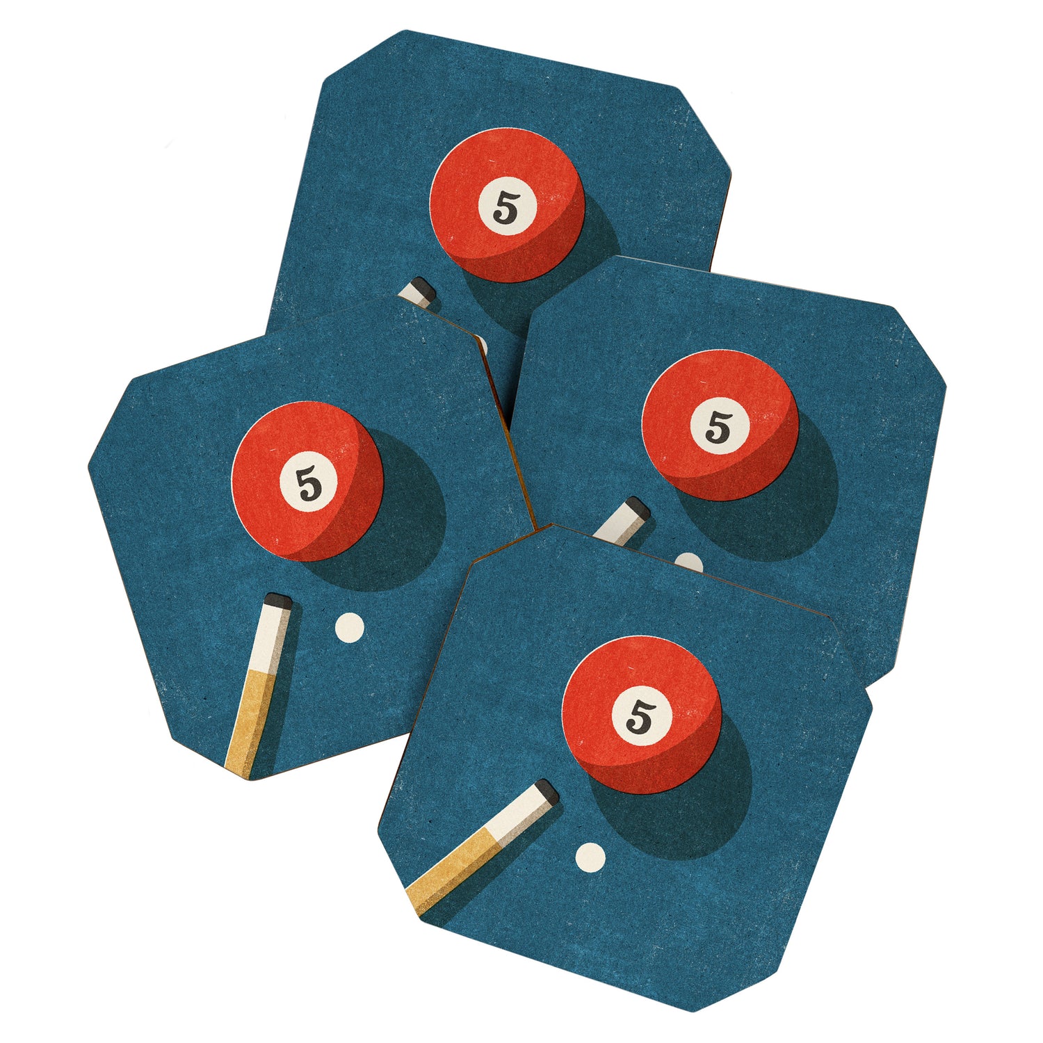 BILLIARDS / Ball 5 Coaster Gallery Image 1