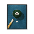 BILLIARDS / Ball 6 Framed Canvas Print Gallery Image 6