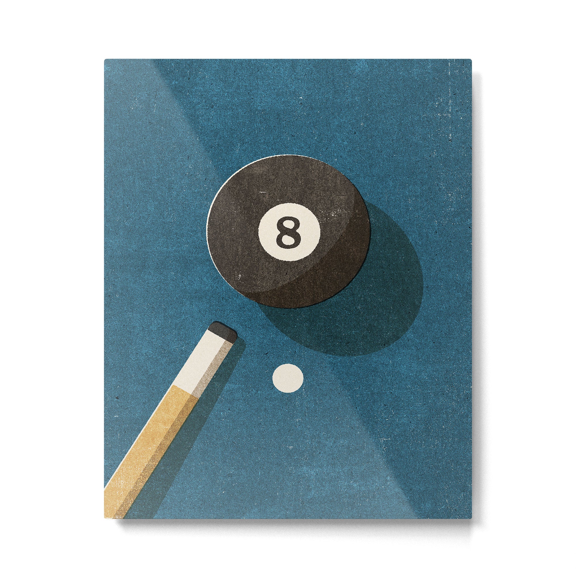 BILLIARDS / Ball 8 Metal Print Gallery Image 4