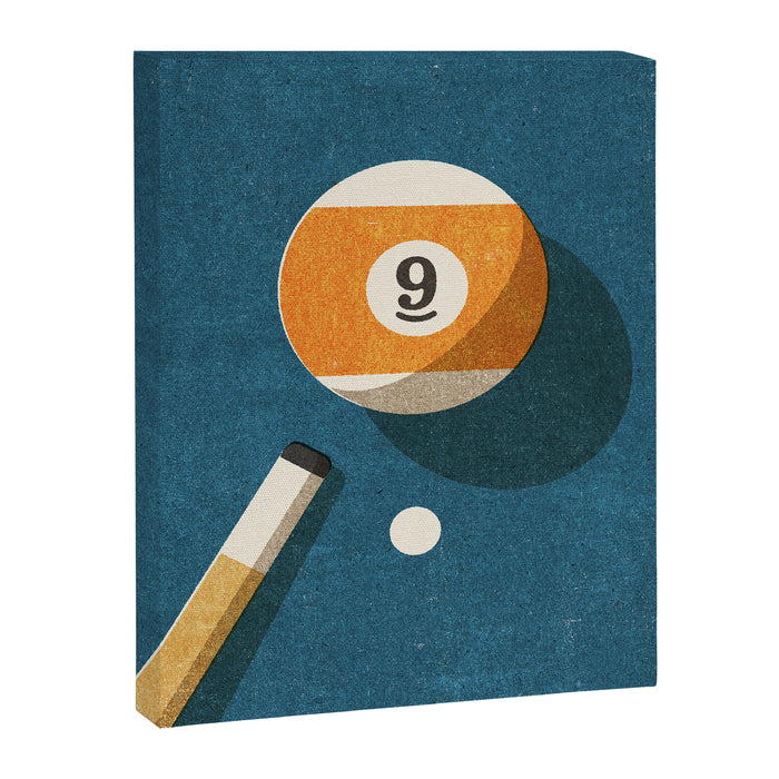 BILLIARDS / Ball 9 Canvas Print Gallery Image 1