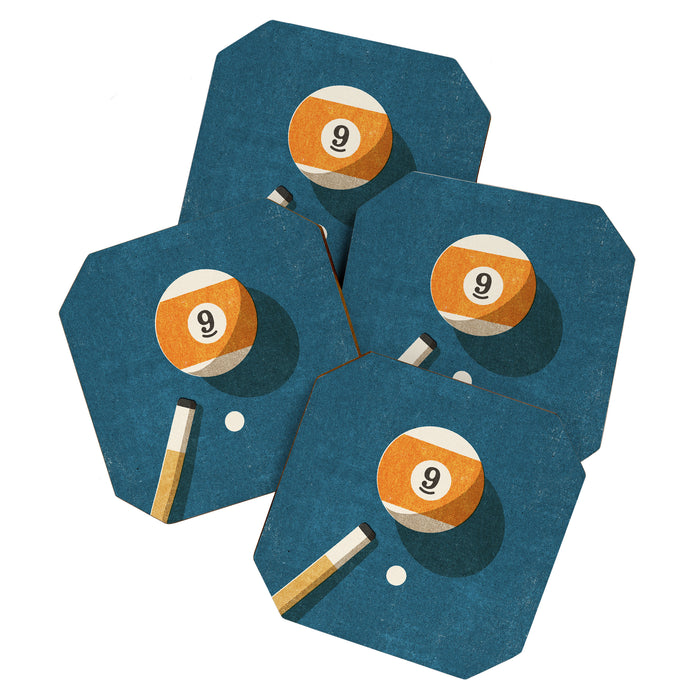 BILLIARDS / Ball 9 Coaster Gallery Image 1