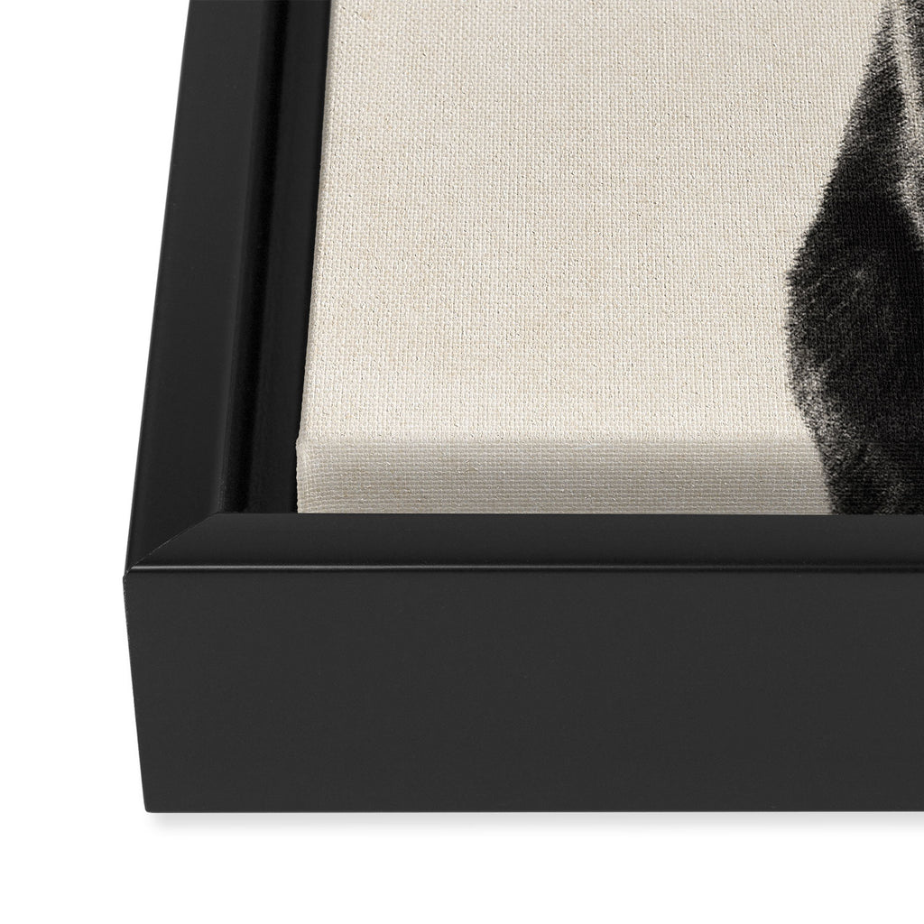 Black Cat Framed Canvas Print Gallery Image 3
