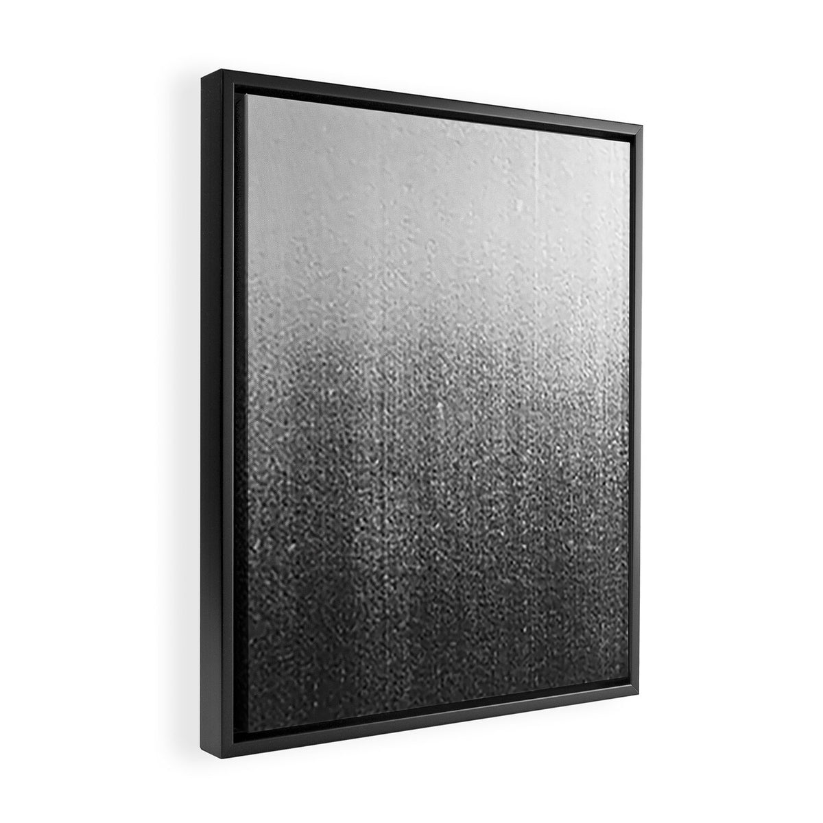 BLUR / abyss / black Framed Canvas Print Gallery Image 2