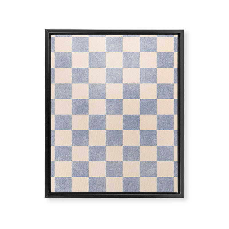 CHECKER - 001 - Ash Framed Canvas Print Gallery Image 6