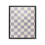 CHECKER - 001 - Ash Framed Canvas Print Gallery Image 6