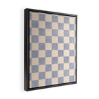 CHECKER - 001 - Ash Framed Canvas Print Gallery Image 2