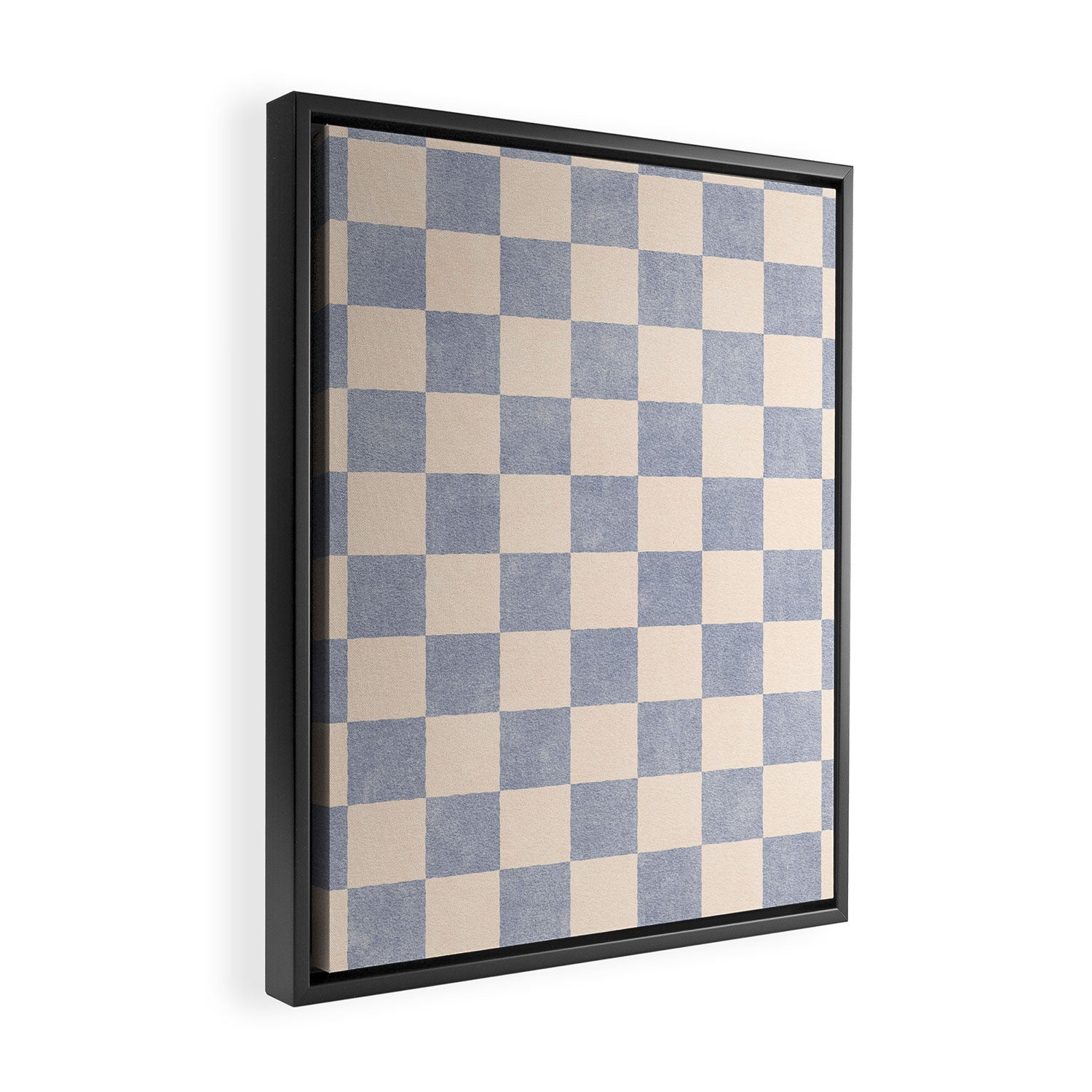 CHECKER - 001 - Ash Framed Canvas Print Gallery Image 2
