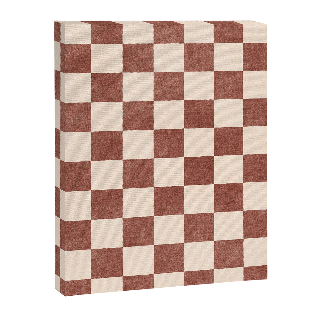 CHECKER - 001 - Clove Canvas Print Gallery Image 6