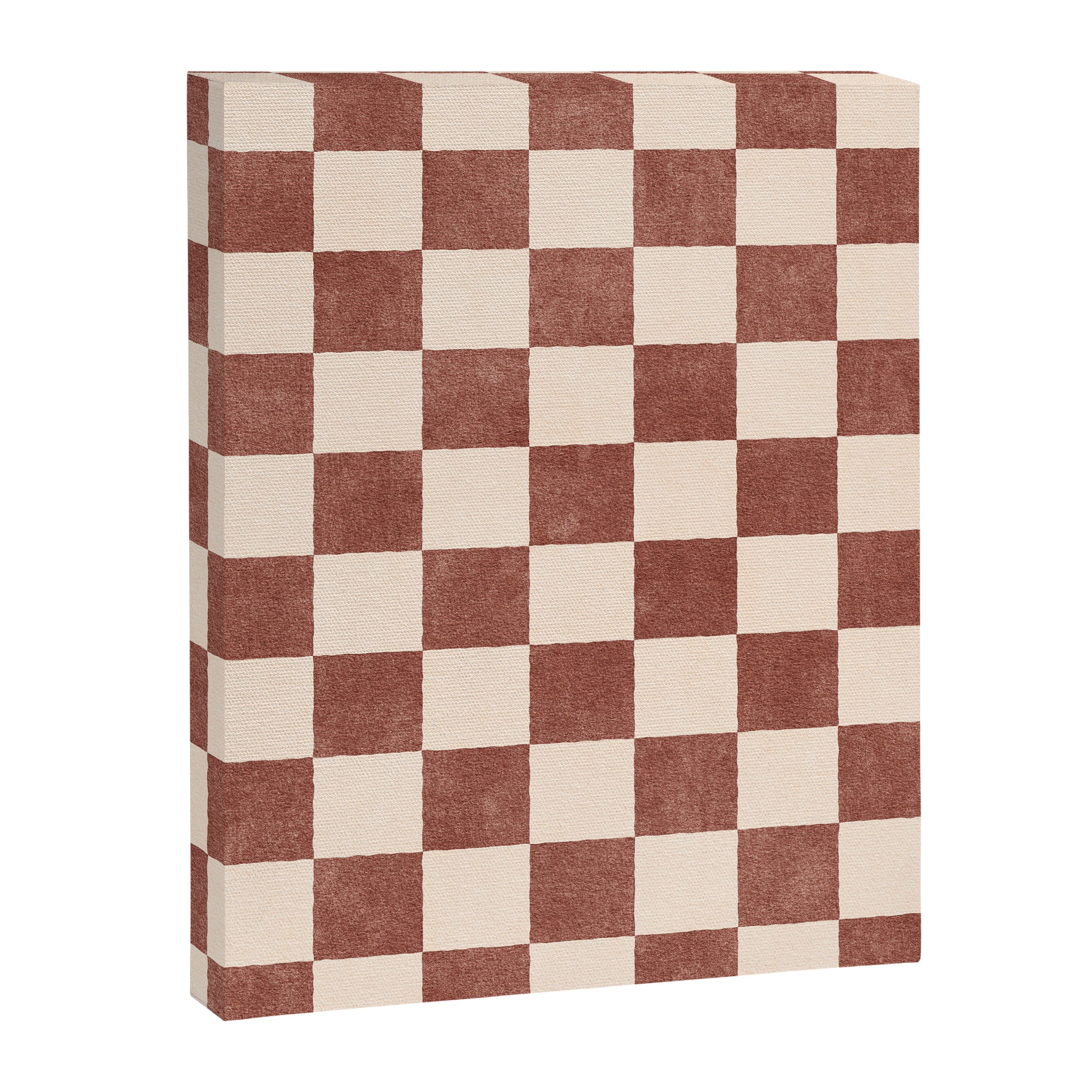 CHECKER - 001 - Clove Canvas Print Gallery Image 6