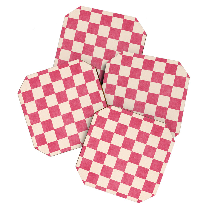 CHECKER - 001 - Dragonfruit Coaster Gallery Image 1