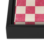 CHECKER - 001 - Dragonfruit Framed Canvas Print Gallery Image 3