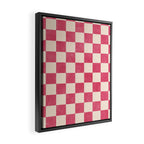 CHECKER - 001 - Dragonfruit Framed Canvas Print Gallery Image 2