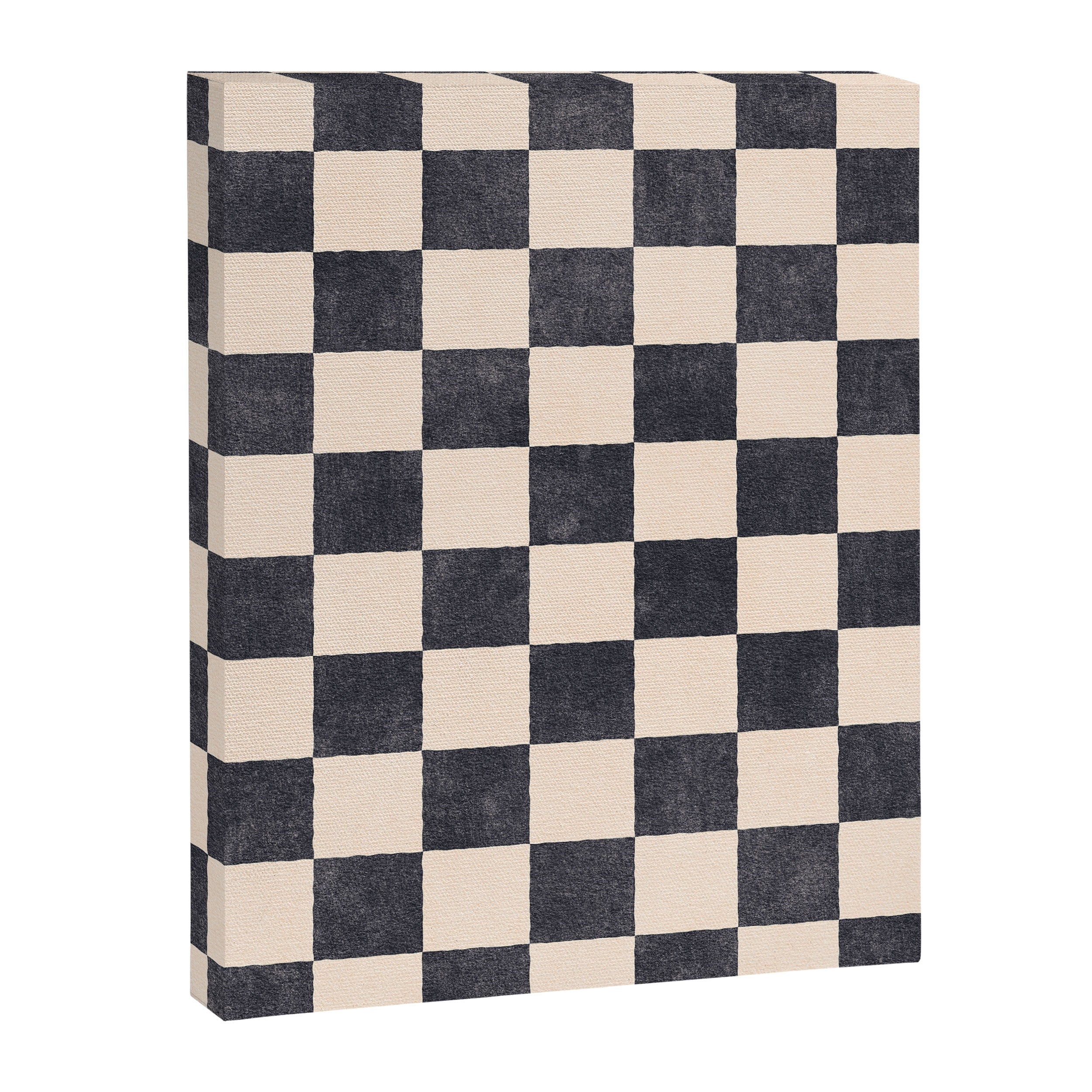 CHECKER - 001 - Graphite Canvas Print Gallery Image 6