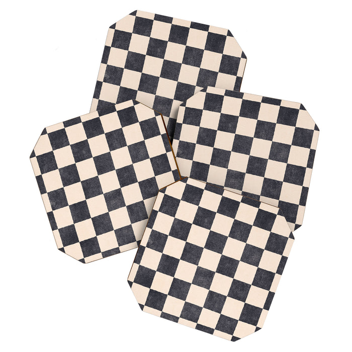 CHECKER - 001 - Graphite Coaster Gallery Image 1