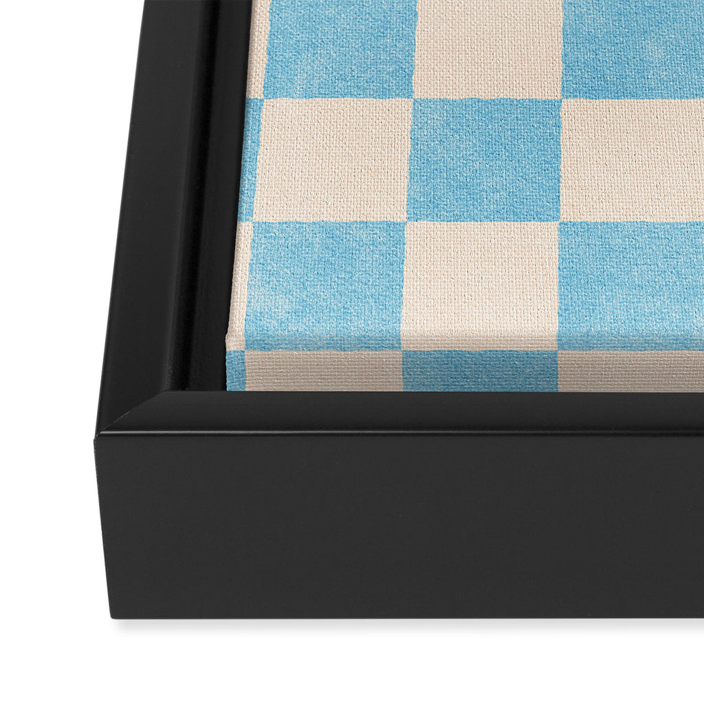 CHECKER - 001 - Iceberg Framed Canvas Print Gallery Image 3