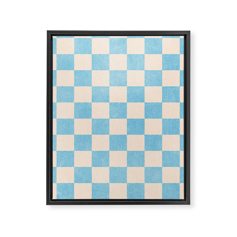 CHECKER - 001 - Iceberg Framed Canvas Print Gallery Image 6