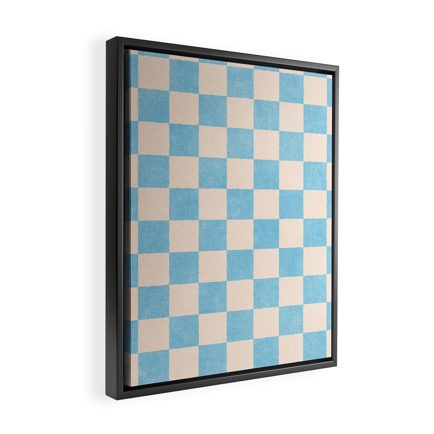 CHECKER - 001 - Iceberg Framed Canvas Print Gallery Image 2