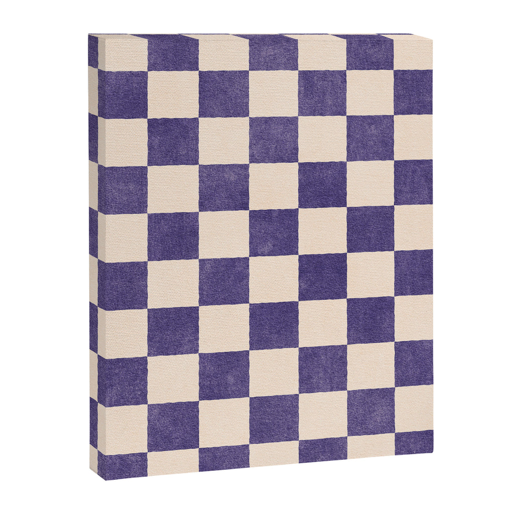 CHECKER - 001 - Lavender Canvas Print Gallery Image 6