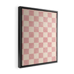 CHECKER - 001 - Macaron Framed Canvas Print Gallery Image 2