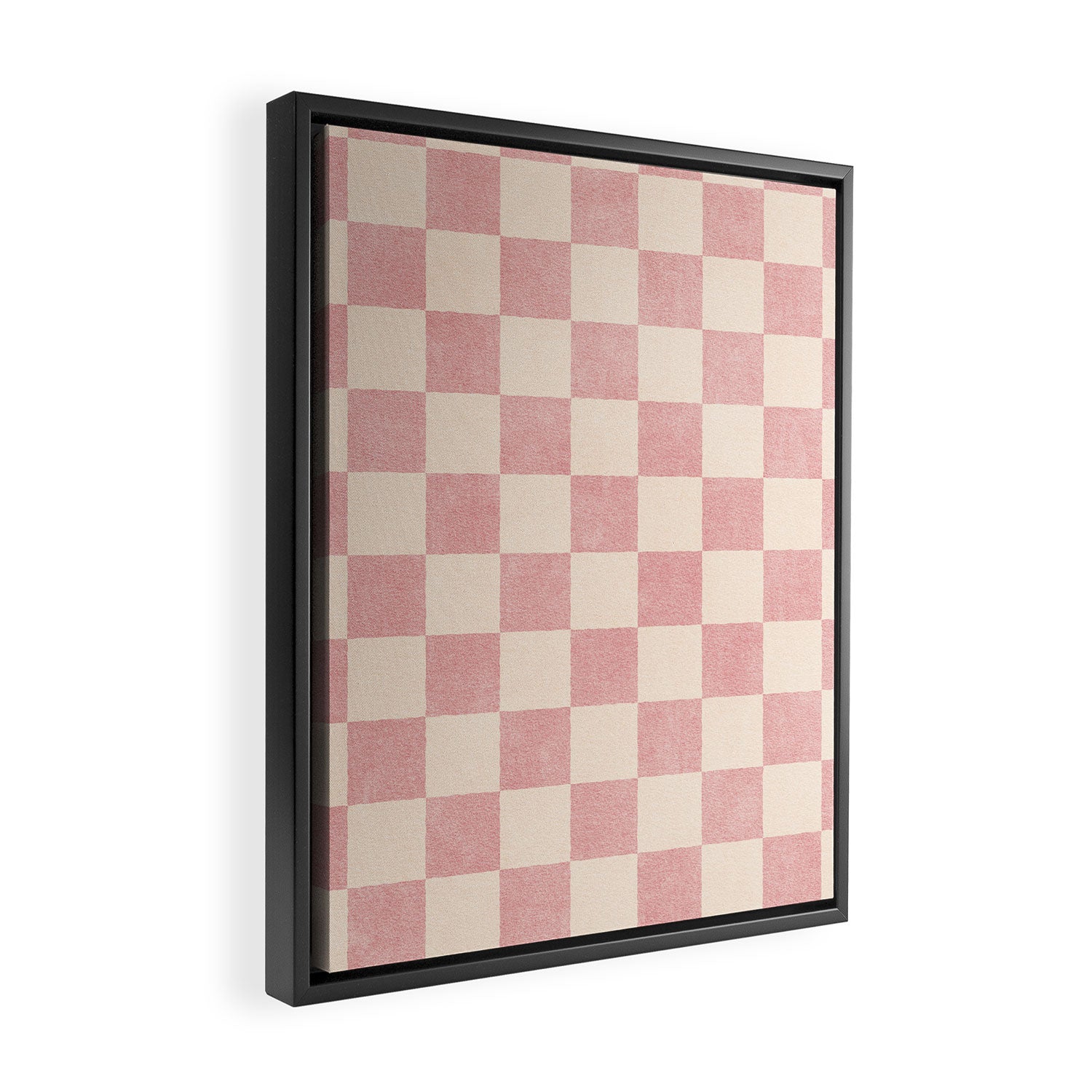 CHECKER - 001 - Macaron Framed Canvas Print Gallery Image 2