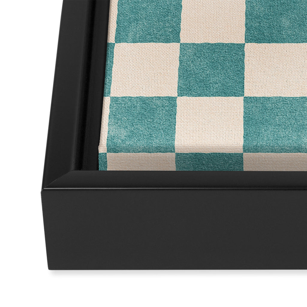 CHECKER - 001 - Opal Framed Canvas Print Gallery Image 3