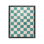 CHECKER - 001 - Opal Framed Canvas Print Gallery Image 6