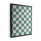 CHECKER - 001 - Opal Framed Canvas Print Gallery Image 2