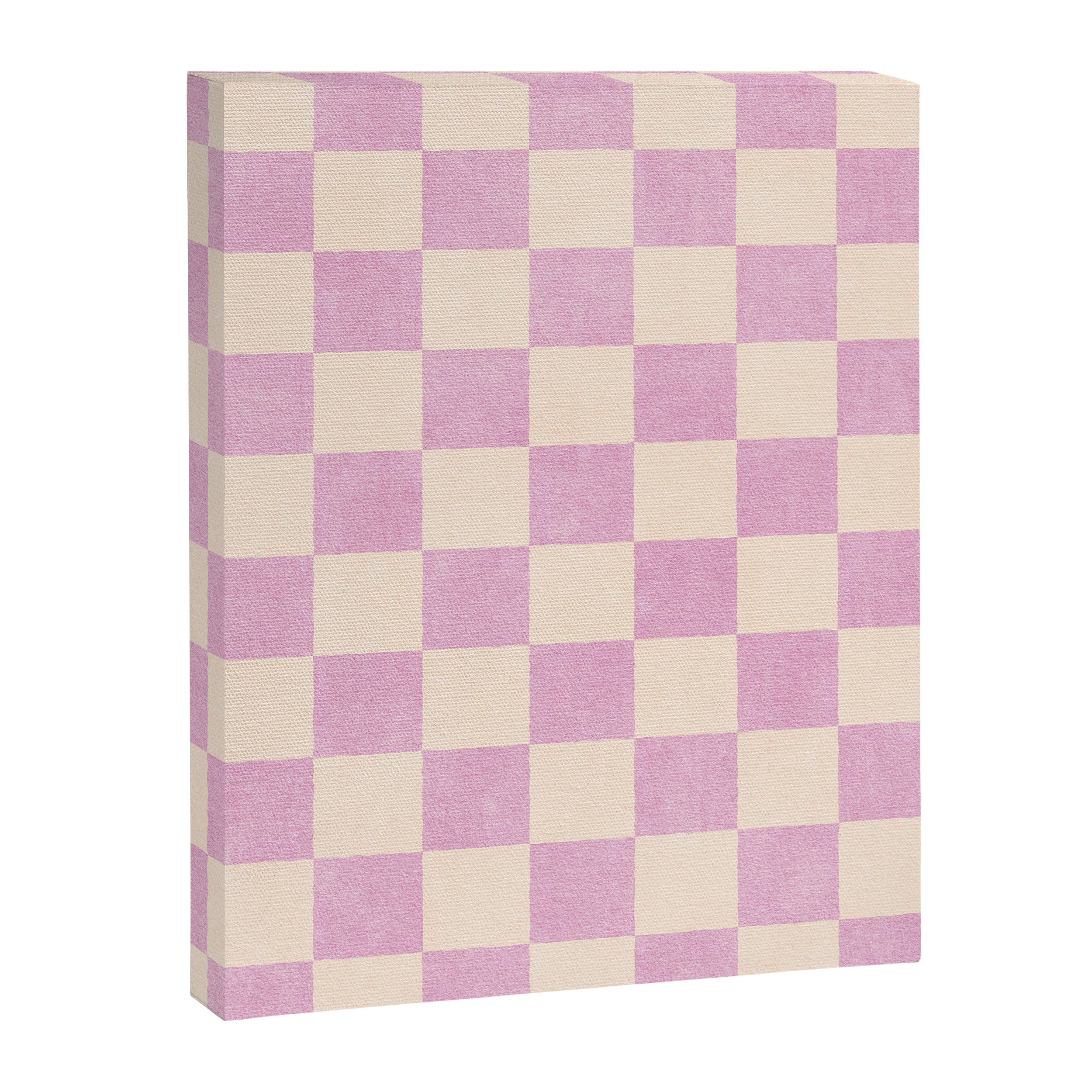 CHECKER - 001 - Rose Quartz Canvas Print Gallery Image 6