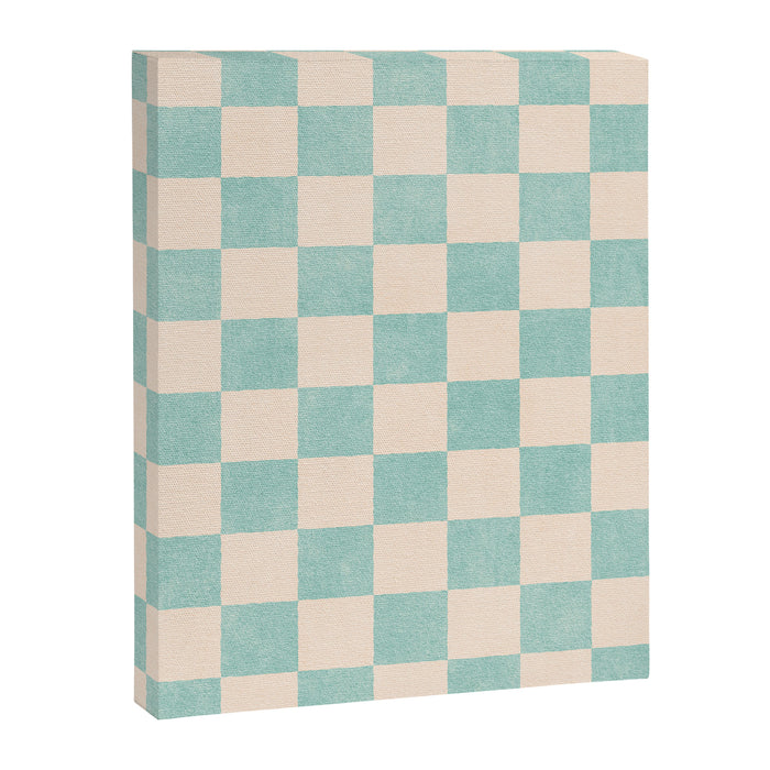 CHECKER - 001 - Sea Glass Canvas Print Gallery Image 1