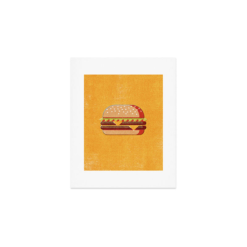 FAST FOOD / Burger Art Print Gallery Image 1