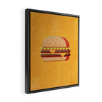 FAST FOOD / Burger Framed Canvas Print Gallery Image 2