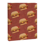 FAST FOOD / Burger - pattern Canvas Print Gallery Image 6