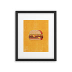 FAST FOOD / Burger Framed Art Print Gallery Image 5