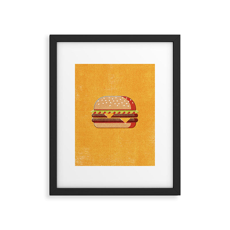 FAST FOOD / Burger Framed Art Print Gallery Image 5