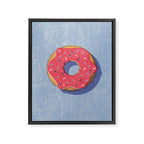 FAST FOOD / Donut Framed Canvas Print Gallery Image 6