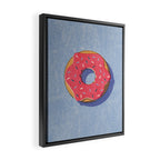 FAST FOOD / Donut Framed Canvas Print Gallery Image 2