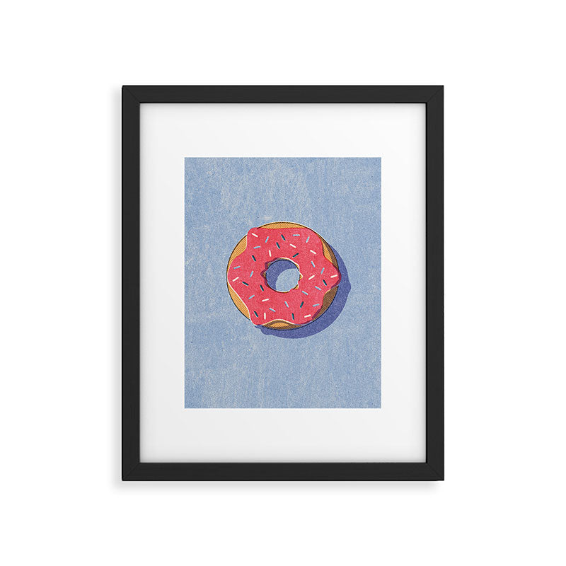 FAST FOOD / Donut Framed Art Print Gallery Image 5