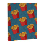 FAST FOOD / Fries - pattern Canvas Print Gallery Image 6
