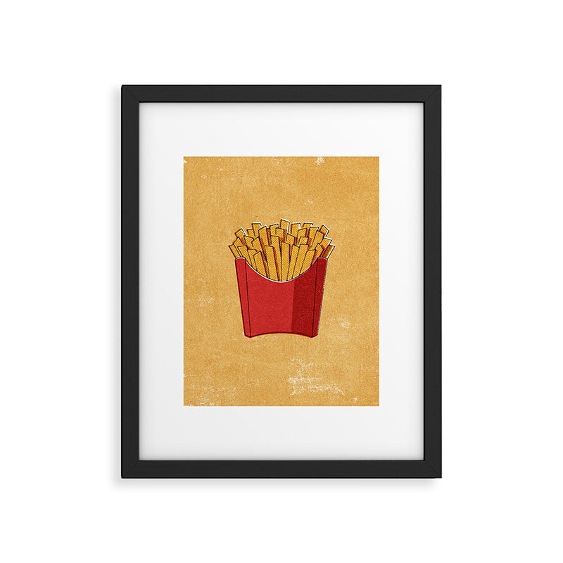 FAST FOOD / Fries Framed Art Print Gallery Image 5