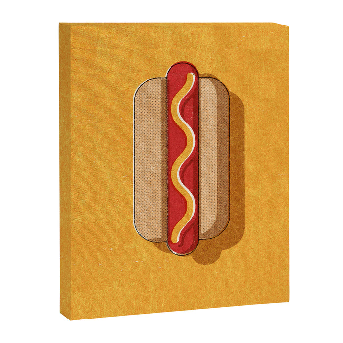 FAST FOOD / Hot Dog Canvas Print Gallery Image 1