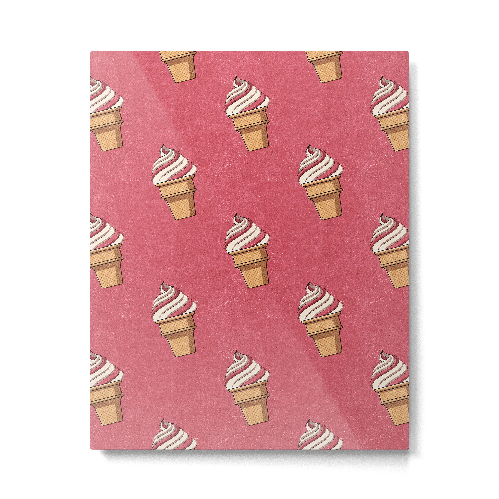 FAST FOOD / Ice Cream - pattern Metal Print Gallery Image 4