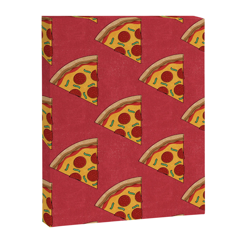 FAST FOOD / Pizza - pattern Canvas Print Gallery Image 6