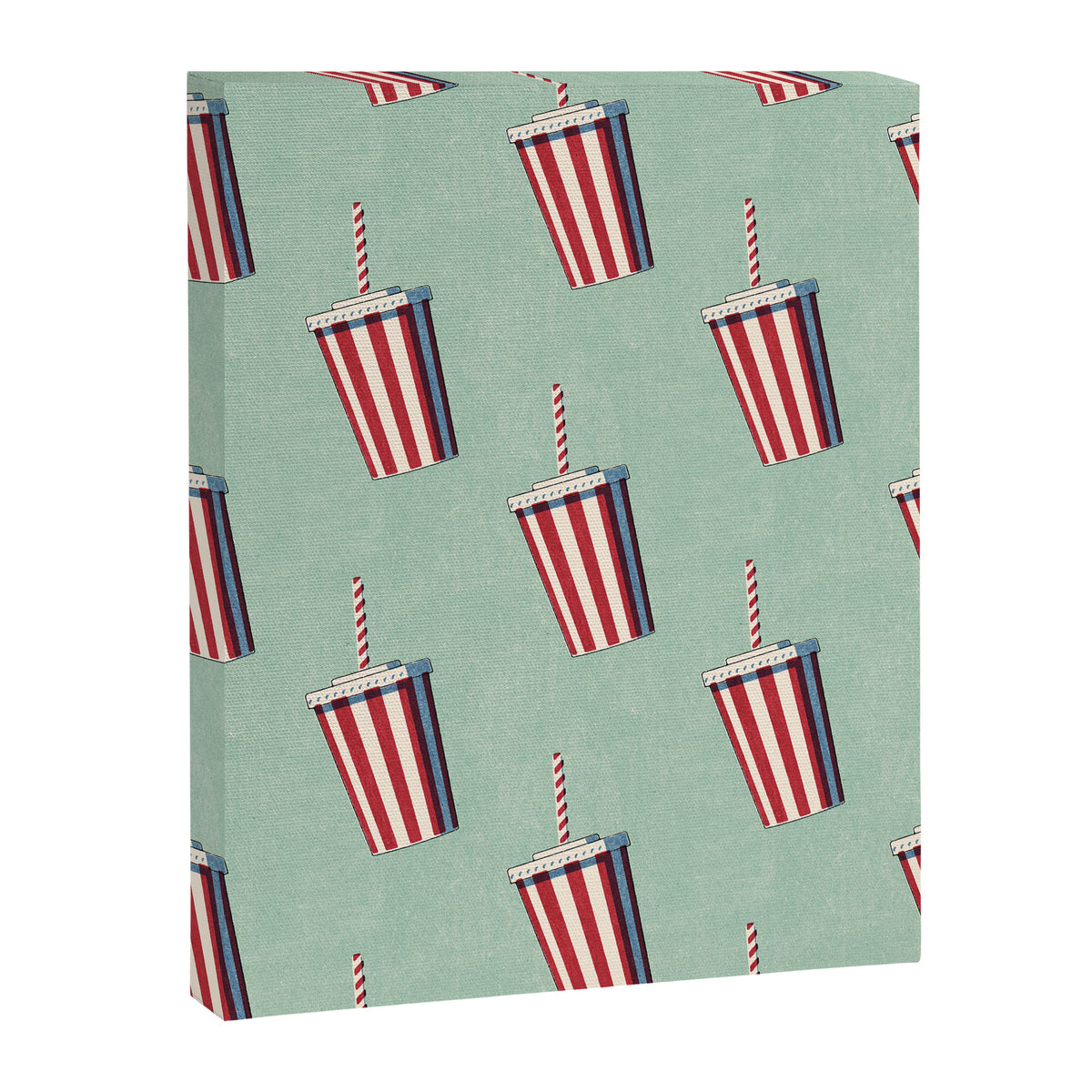 FAST FOOD / Softdrink - pattern Canvas Print Gallery Image 6