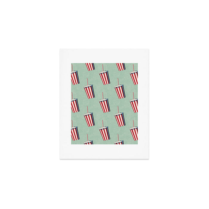 FAST FOOD / Softdrink - pattern Art Print Gallery Image 1