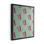 FAST FOOD / Softdrink - pattern Framed Canvas Print Gallery Image 2