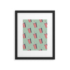 FAST FOOD / Softdrink - pattern Framed Art Print Gallery Image 5